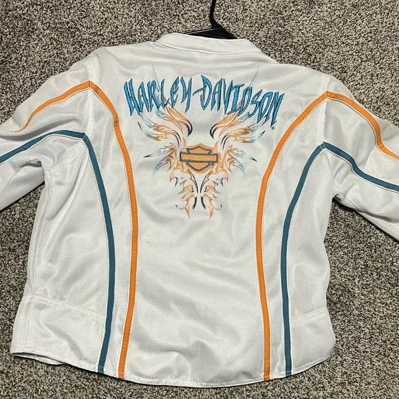 Women’s Large Harley Davidson Riding Jacket - Picture 2 of 9